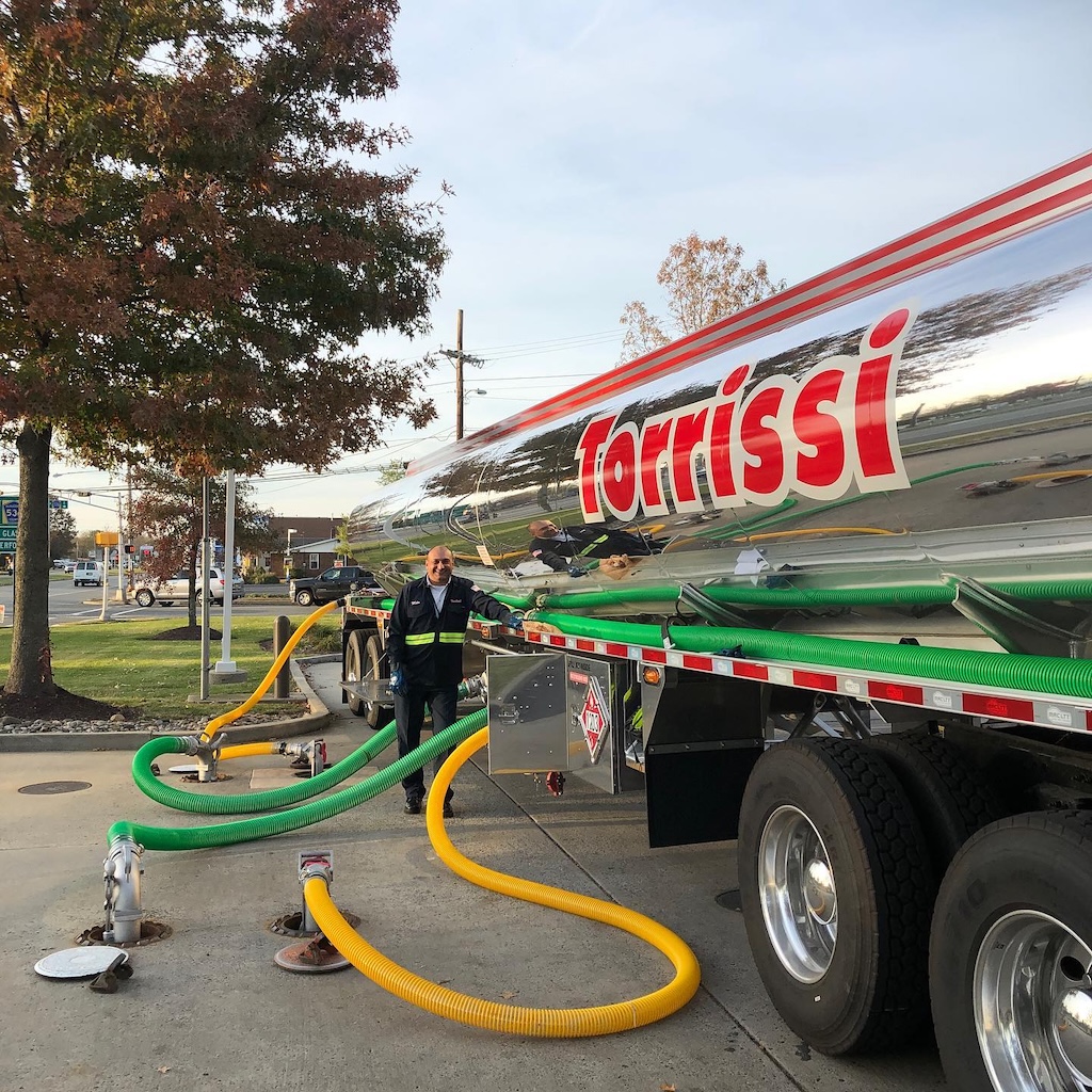 Torrissi Truck Getting Fuel Torrissi Truck Getting Fuel